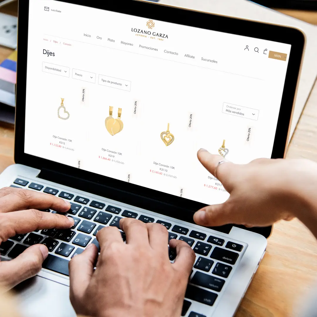Logiprint Marketing - Tienda Online y Sitios Web para Joyería de Oro y Plata